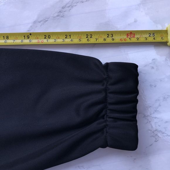 Topman Men's Sz Small Colorblock Track Style Jacket In Black White Gray Full Zip - Picture 9 of 11